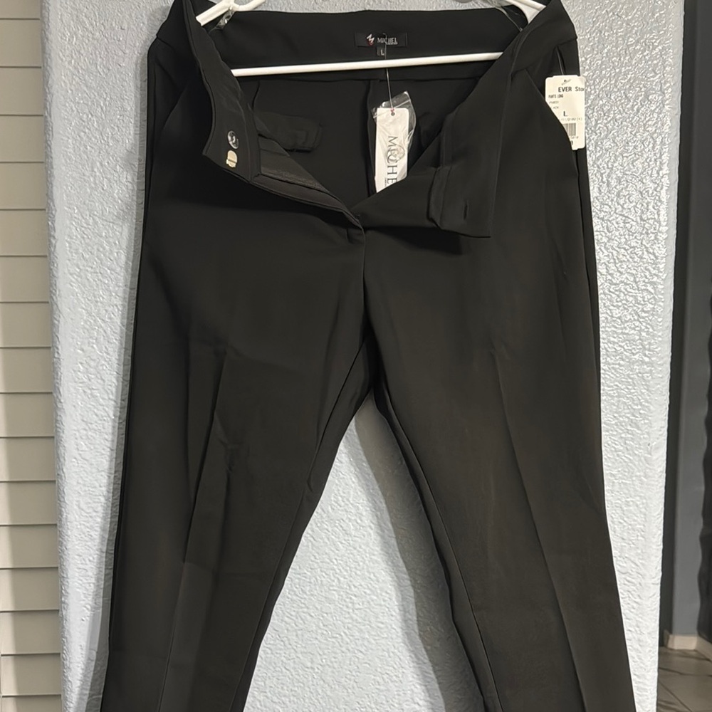 My Michelle Black Formal Trousers